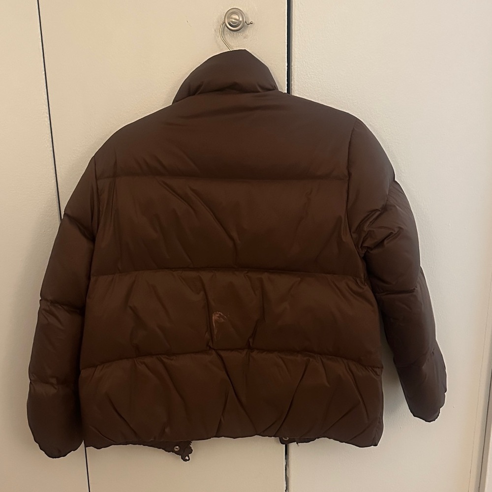 Zara Brown Puffer Jacket - Picture 2 of 4